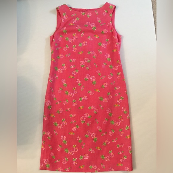 Talbots vintage lined shift dress with elbow sleeve cardigan in Size 2p - Picture 5 of 11